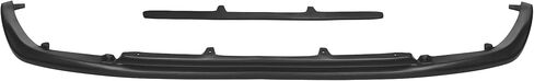 Compatible with/Replacement for Front Bumper Lip, OE Style PU Front Lip Spoiler Black, Fits 2004 2005 Subaru Impreza WRX STi S203 4-Door Sedan in Saudi Arabia