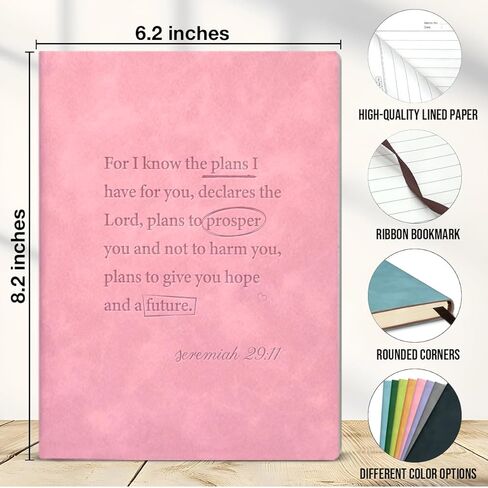 Purple Girly Christian Journal, Religious Bible Verse Notebook Spiritual Christian Gifts for Women, Jeramiah 29:11 Scripture Purple Journal Notebook in Saudi Arabia