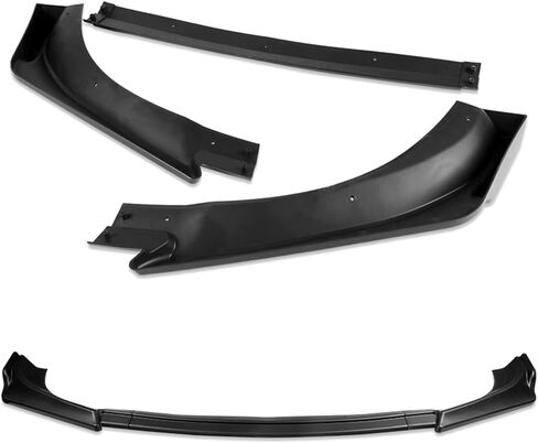 , Front Bumper Lip fit for compatible with 2013 - 2016 Hyundai Genesis Coupe, Front Bumper Lip Spoiler Air Chin Body Kit Splitter Unpainted Matt Black, 2014 2015 (KS-Style) in Kuwait