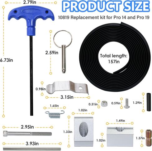 Upgraded 10819 Brake Tune Up Kit, Compatible with Tapco Pro 14 and Pro 19, Pro Ii, Pro Iii, and Pro 2000 10'6" in Kuwait