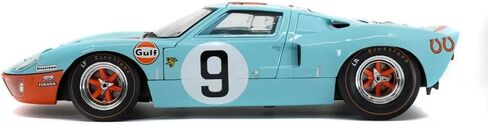 1/18 Solido 1968 GT40 Gulf #9 الفائز 24h Lemans J. W. Automotive Engineering Ltd. بيدرو رودريغيز، نموذج سيارة لوسيان بيانكي دييكاست - S1803001 in Kuwait