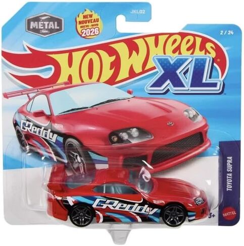 Hot Wheels XL Toyota Supra [Red] 2/24 - New for 2026! 1:43 Scale Diecast Toy Vehicle in Kuwait