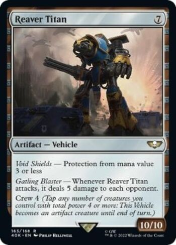 Reaver Titan (Surge Foil) (Universes Beyond: Warhammer 40K) Foil in Saudi Arabia