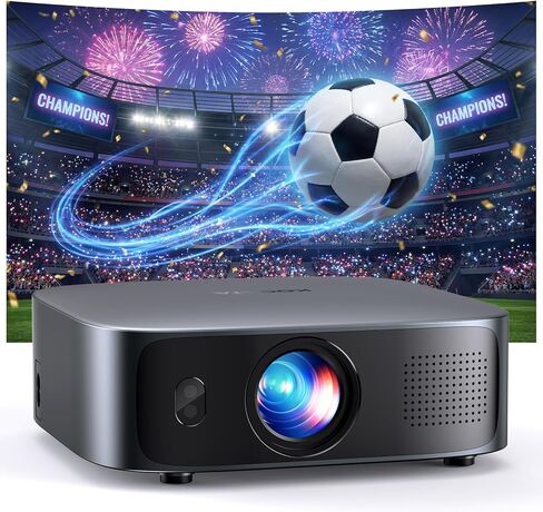 Short Throw Projector 4K with WiFi and Bluetooth,2000ANSI Auto Focus Keystone Smart Projector Built in Apps Dolby Audio Home Theater Movie Portable Outdoor Projector Ceiling Gunmetal in Saudi Arabia