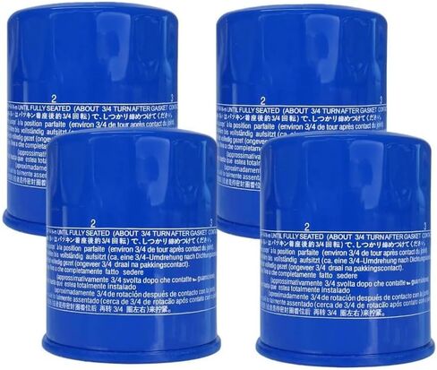 (4 Pack) 15400-PLM-A02 Engine Oil Filter Compatible With Honda GX610 GX620 GX630 GX660 GX670 GX690 Engine Part # 15400-P0H-305PE, 15400-PLM-A01, 15400-PLM-A01PE, 15400-ZJ1-004 in Kuwait