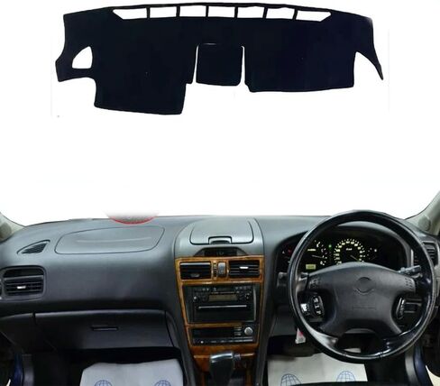 Polyester Flannel Suede Car Dashboard Cover Dash Mat for Nissan Maxima V(A33) 1999 2000 2001 2002 2003 2004 2005 2006 Dashmat Carpet Cape Rug Protector in Kuwait