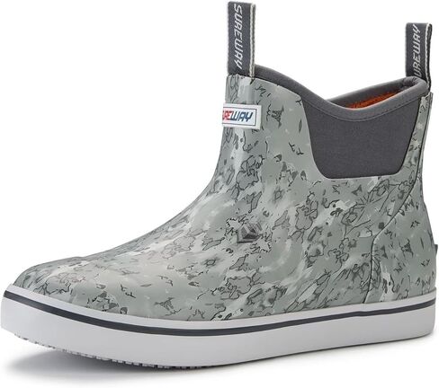 SUREWAY Women's Ankle Fishing Deck Boots for Women,Short Waterproof Neoprene Rubber Rain Boots,Lightweight Garden Work Shoes for Women,Upgraded Slip Resistant,Durable Comfortable,Harbo Mist-v4 9 in Saudi Arabia