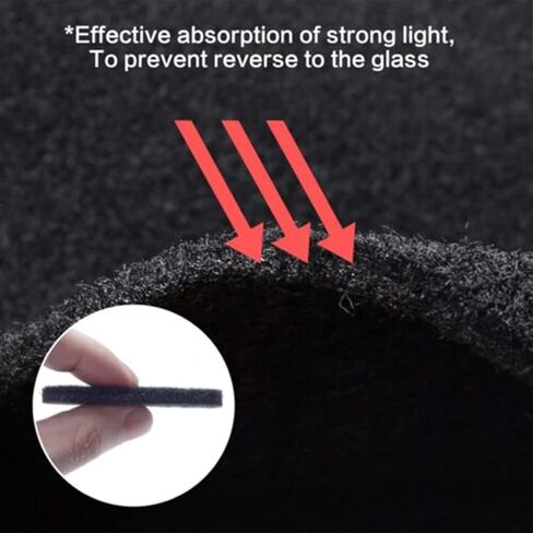 Car Dashboard Mat Sunshade Protective Carpet Dash Mat Dashmat for Mazda MX-5 Roadster Miata ND RF MX5 2015-2022(LHD Black) in Kuwait