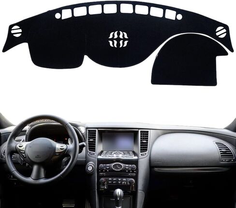 Flannel Dashboard Dash Cover Nonslip Car Dash Board Mat Compatible with Infiniti QX50 EX35 EX37 EX30d MK1 2007-2017 in Saudi Arabia