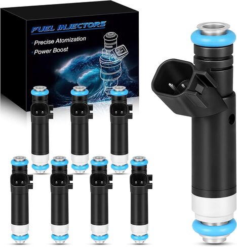Upgraded FJ867 Fuel Injectors FIT For:-Ford F150 E150 E250 4.6 2004 2005 2006 2007 2008, For:-Ford F150 Explorer 4.6 2004 2005, For:-Mercury Mountaineer 4.6L 2004 2005, 4L3E-B4C (8 Pcs) in Saudi Arabia