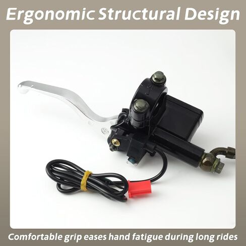 E-Bikes Left Rear Brake Assembly Compatible with Tuttio Soleil01 Series Models, Includes Brake Lever & Cable & Pad Direct Replacement Electric Bike Motorcycle Parts in Kuwait