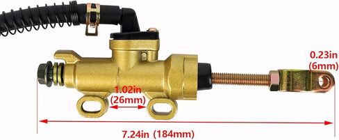 استبدال أسطوانة الفرامل الرئيسية لشغف الطريق لـ Xmachine 125/ياماها رابتور 660 660R 2001-2005/ياماها RD400 1977 in Kuwait
