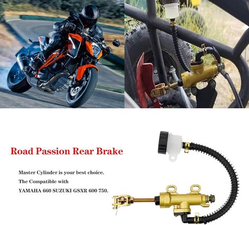 استبدال أسطوانة الفرامل الرئيسية لشغف الطريق لـ Xmachine 125/ياماها رابتور 660 660R 2001-2005/ياماها RD400 1977 in Kuwait