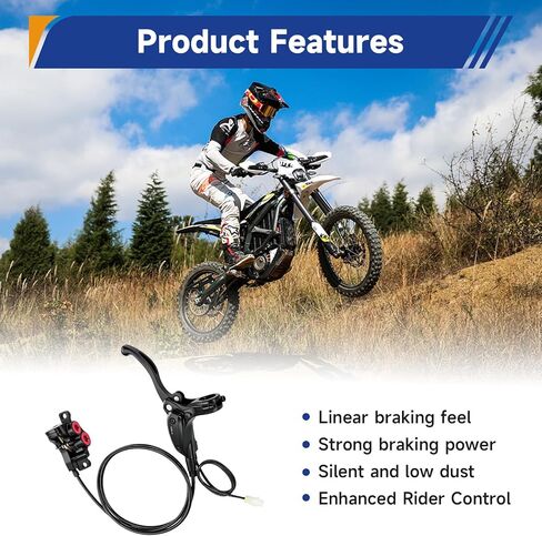 Front Brake Master Cylinder & Brake Lever Assembly Compatible with Surron Light Bee X S Talaria Sting MX4 X3 Segway X260 E-Ride Pro Electric Dirt Bike Sur-ron Brakes Kit LBX Motorcycle Parts in Saudi Arabia