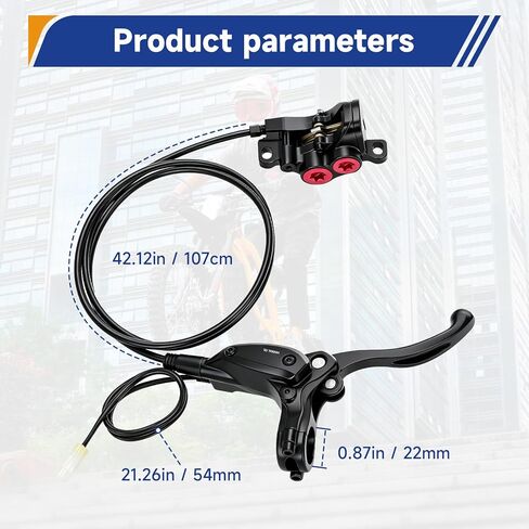 Front Brake Master Cylinder & Brake Lever Assembly Compatible with Surron Light Bee X S Talaria Sting MX4 X3 Segway X260 E-Ride Pro Electric Dirt Bike Sur-ron Brakes Kit LBX Motorcycle Parts in Saudi Arabia
