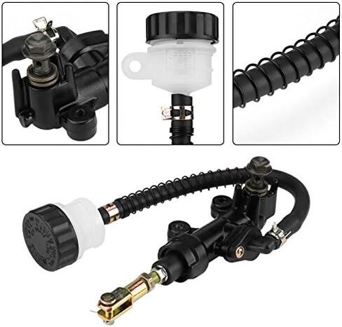 MACHSWON Rear Brake Master Cylinder Pump for Suzuki GSXR 750 1000 1100 GSX1300R Hayabusa Rear Hydraulic Pump Clutch Foot Master Brake Cylinder for Suzuki GSXR Hayabusa Universal Rear in Kuwait
