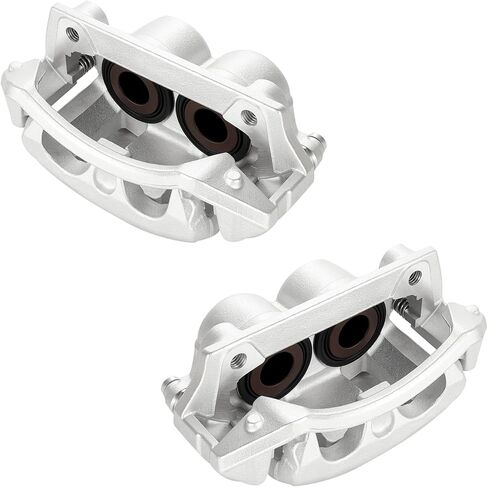Front Left Right Disc Brake Caliper Assembly Calipers Set Compatible with Ford F-150 1999-2003, F150 Heritage 2004, for Lincoln Blackwood 2002, Replace 18-B4750 18-B4751 in Kuwait