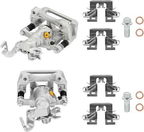 Rear Brake Calipers for Ford Fusion 2006-2012, for Mazda 6 2006-2013, for Lincoln MKZ 2007-2012, Zephyr 2006, for Mercury Milan, Rear Left and Right with Bracket, Replace# 18-B5002 18-B5003, 2-PC in Saudi Arabia