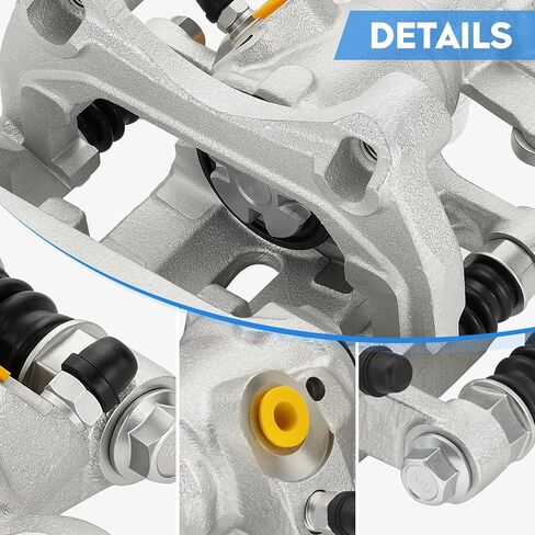 Rear Brake Calipers for Ford Fusion 2006-2012, for Mazda 6 2006-2013, for Lincoln MKZ 2007-2012, Zephyr 2006, for Mercury Milan, Rear Left and Right with Bracket, Replace# 18-B5002 18-B5003, 2-PC in Saudi Arabia