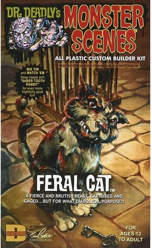 Dr. Deadlys Monster Scenes Feral Cat 1/13 Dencomm in Kuwait