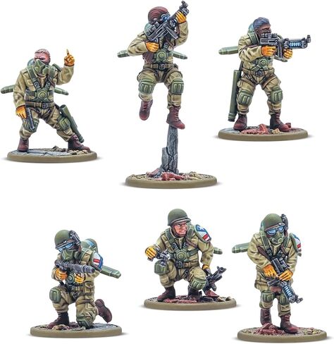 Warlord Games Firefly Airborne Infantry - United States Miniatures for Konflikt 47 Highly Detailed 28mm Scale Miniatures in Kuwait