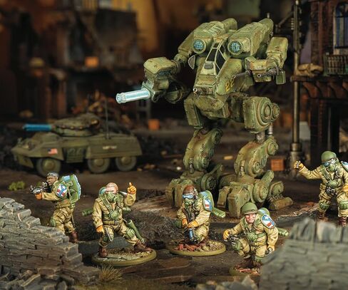 Warlord Games Firefly Airborne Infantry - United States Miniatures for Konflikt 47 Highly Detailed 28mm Scale Miniatures in Kuwait