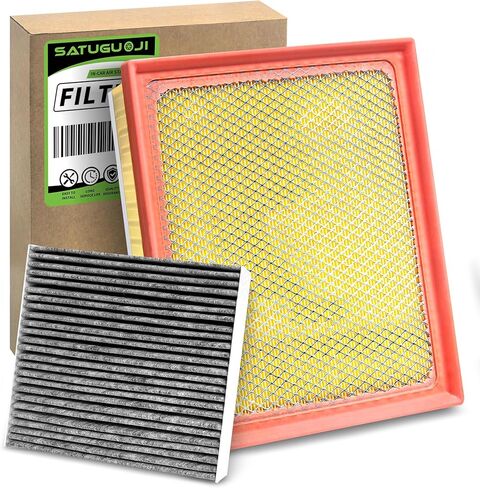 Cabin & Engine Air Filter Set Fit for Tundra 4.6L/5.7L 2014-2021, Sequoia 5.7L 2014-2022, Replaces 17801-0P100,87139-YZZ08 in Saudi Arabia
