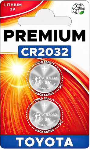 SHI Key Fob Batteries Replacement CR2032 for Toyota (RAV4 Camry Corolla Highlander Prius Sienna Tacoma Tundra 4Runner Avalon CHR Sequioa Supra GR86) Smart Remote Blister Pack in Saudi Arabia