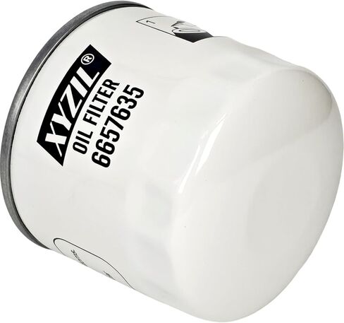 XYZIL فلتر زيت المحرك 6657635 متوافق مع Bobcat S70 S100 313 443 453 463 543 553 T110 E55 E60 E80 E62 E63 220 320 425 428 E25 E26 E27 E27Z L28 L23 CT1021 CT1025 CT120 B100 B200 B250 6KW BAP185 in Kuwait