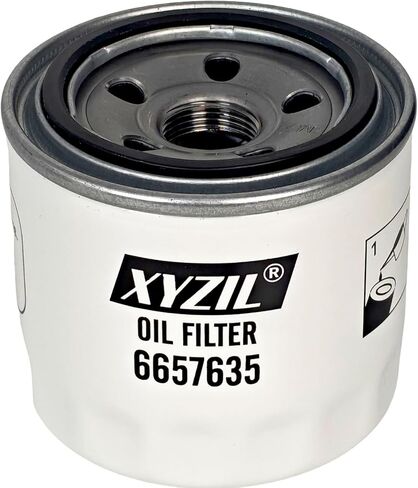 XYZIL فلتر زيت المحرك 6657635 متوافق مع Bobcat S70 S100 313 443 453 463 543 553 T110 E55 E60 E80 E62 E63 220 320 425 428 E25 E26 E27 E27Z L28 L23 CT1021 CT1025 CT120 B100 B200 B250 6KW BAP185 in Kuwait
