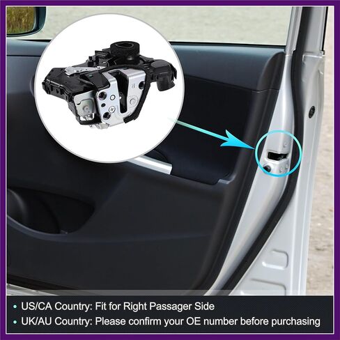 Power Door Lock Actuator Motor Front Right Passenger Side for Toyota 4Runner 2003-2009 69030-33261 Premium Fit Design in Kuwait