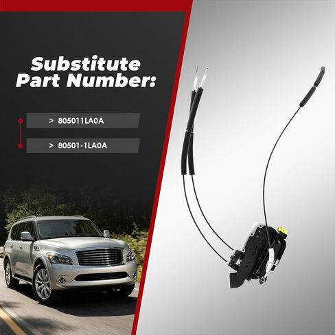 Nakkaa 80501-1LA0A Front Door Lock Actuator Front Left Driver Side Compatible with QX56 2011-2013 QX80 2014-2019 Armada 2017-2020 in Kuwait