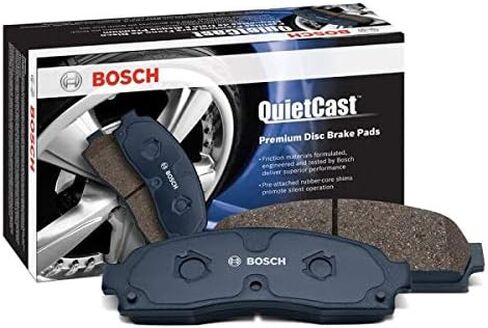 مجموعة وسادات فرامل قرص السيراميك الفاخرة من BOSCH BC1857 - متوافقة مع مجموعة مختارة من سيارات شيفروليه بولت EV، كروز، فولت؛ مؤخرة in Kuwait