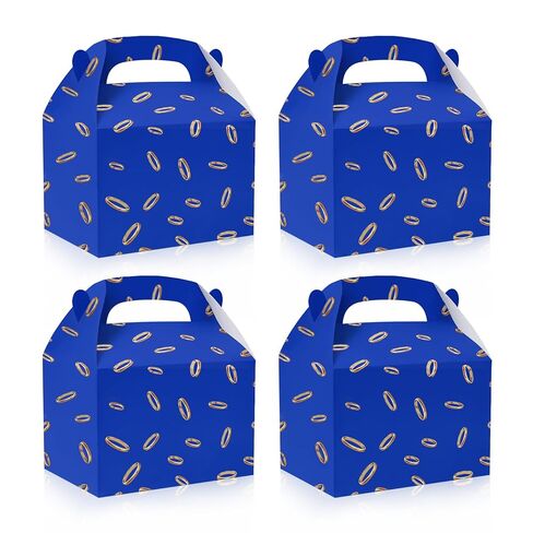 Cayivran 24Pcs Party Paper Gift Box, Carry Box Favor BoxesWith Handle Snack Dessert Lunch Box, Gable Box Suitable For Parties Graduation Season Birthday Wedding School Handicraft in Saudi Arabia