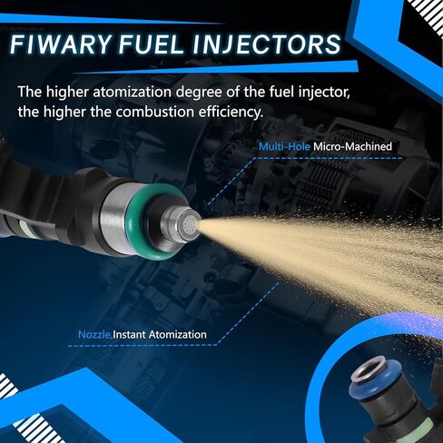 3pcs Fuel Injectors 1465A331 for Mitsubishi Colt Lancer ASX 1.3L 1.6L Engines Direct Replacement with Precision Calibration 10 Holes in Kuwait