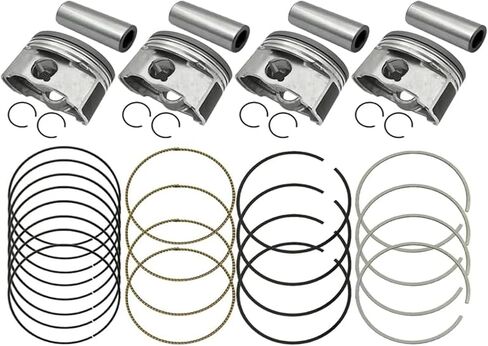 New 2AZFE Engine Pistons & Rings Kit STD For Toyota Matrix Camry Rav4 Scion 2.4L in Saudi Arabia