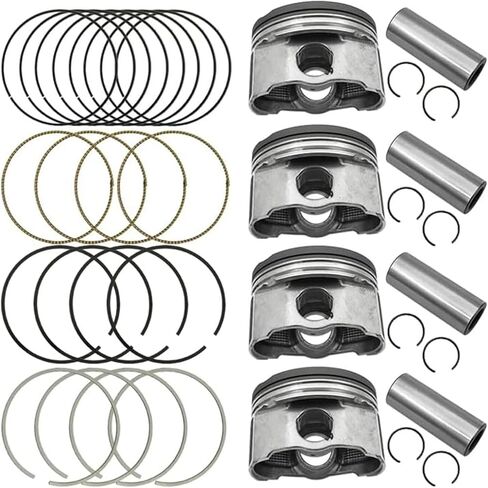 New 2AZFE Engine Pistons & Rings Kit STD For Toyota Matrix Camry Rav4 Scion 2.4L in Saudi Arabia