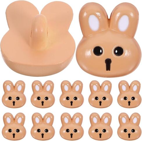 12pcs Bunny Shaped Resin Buttons for Clothes Sewing Crafts Easter DIY in Kuwait
