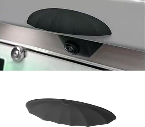 Car Rear View Camera Cover, Silicone Back Up Camera for Cars Rain Guard Protective Cover with Adhesive, Universal Essential Reverse Cameras for Cars Exterior Accessories Rain Cover (Black) in Kuwait