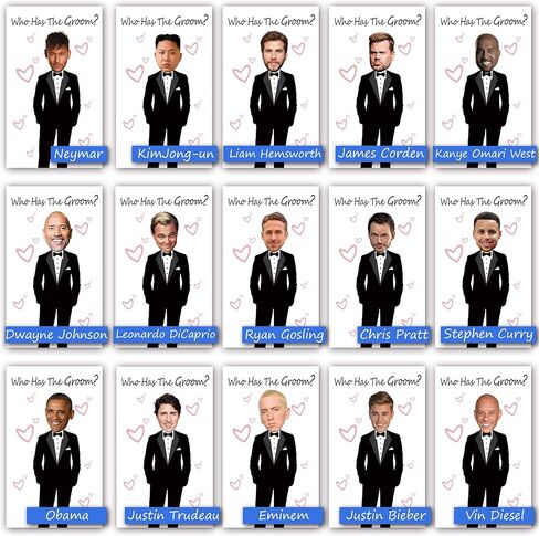 ukebobo Cute Bridal Shower Games - Scratch Off Bridal Shower Game.Funny Bachelorette Party Games - Who Has The Groom - 33 Sheets-（Pink） in Saudi Arabia