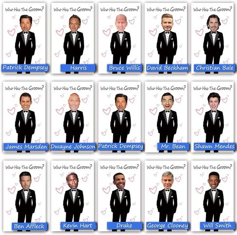 ukebobo Cute Bridal Shower Games - Scratch Off Bridal Shower Game.Funny Bachelorette Party Games - Who Has The Groom - 33 Sheets-（Pink） in Saudi Arabia