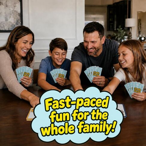 Niche Nation Sloth Swap Fast-Paced Card Game - Sloth Gifts - The Chaotic Sloth-Themed Card Game Everyone Plays at Once - High-Energy Game for Kids & Adults - Ages 7+, 2-5 Players in Saudi Arabia