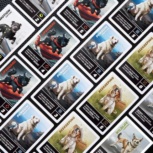 Dogs With Jobs: Odd Jobs Expansion – Card Game Expansion Pack (30 Dog Cards + Rulebook) – Adds 5 Unique Dogs – Requires Base Game – Ages 7+ - Lab 380 Games in Saudi Arabia