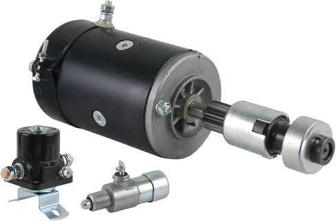 RAREELECTRICAL New 6V Cw Starter Drive Solenoid Ignition Switch Complete Kit Compatible With 1946-1952 Ford 8N Late Production 2N Farm Tractor 4-Cyl 2.0L Gas Classic Antique 12336880 U938 9N-11002 in Kuwait