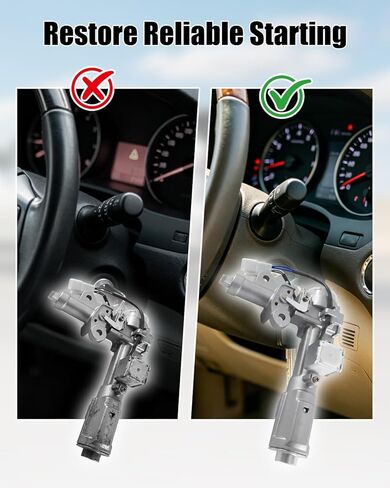 مجموعة أسطوانة قفل الإشعال مع مفاتيح رقاقة استبدال 69057-0E010 45020-48020، مجموعة قفل مفتاح التوجيه والبدء مناسبة لكزس RX330 2004-2006 RX350 2007-2009 RX400h 2006-2008، استبدال مباشر in Kuwait
