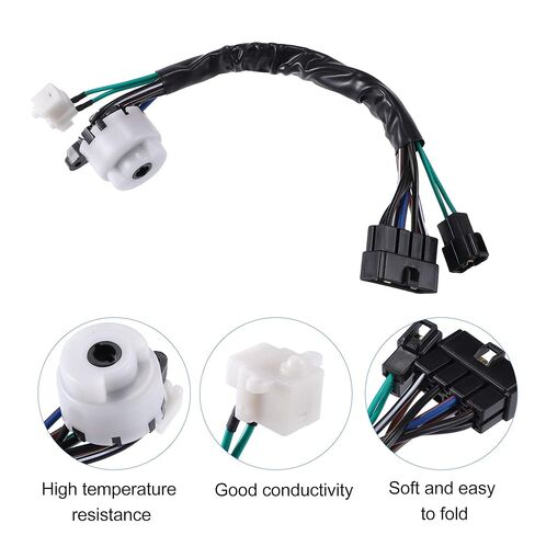 X AUTOHAUX 1 Pcs 84450-35060 Ignition Switch Ignition Key Switch for Toyota Pickup 1984-1989 Black in Kuwait