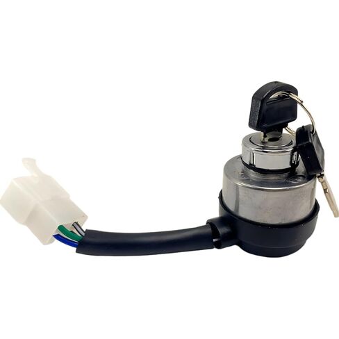 4-Pin Ignition Switch with 2 Keys for AGT-H15R DHKG-H15 Mini Excavator, Replacement Key Start Ignition Switch Kit for Small Excavator in Saudi Arabia