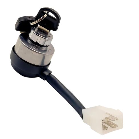 4-Pin Ignition Switch with 2 Keys for AGT-H15R DHKG-H15 Mini Excavator, Replacement Key Start Ignition Switch Kit for Small Excavator in Saudi Arabia