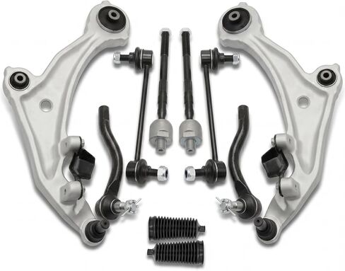 10pc Front Control Arm Tie Rod Sway Bar Boot Link Suspension Kit Fit for 2009-2014 Nissan Murano in Saudi Arabia