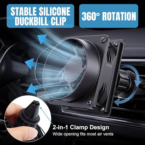 Mifoci 10 ft Car AC Vent Extender with USB Airflow Fan, Vent Hose for Backseat, AC Tube Back Seat Air Conditioning, Rear Seat Cooling Solution for Pets in Kuwait